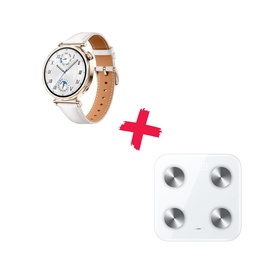 Умные часы Huawei GT5 41MM, золотой + Весы для тела Huawei EM-B19/55026228
