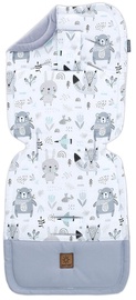 Подкладка для коляски MamoTato Animals, белый/серый