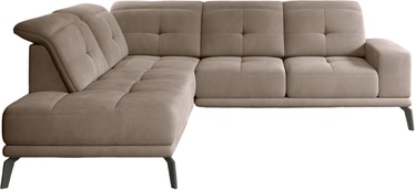 Stūra dīvāns Theodore Nube 20, gaiši brūna, kreisais, 200 x 275 cm x 98 cm