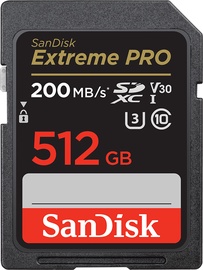 Mälukaart SanDisk Extreme Pro, 512 GB, 200 Mb/s