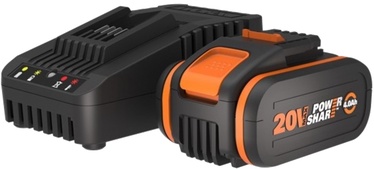 Komplekts Worx WA3604, 20 V, li-ion, 4000 mAh