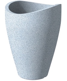 Lillepott Scheurich Granit 254/40, plastik, Ø 29.8 cm, hall