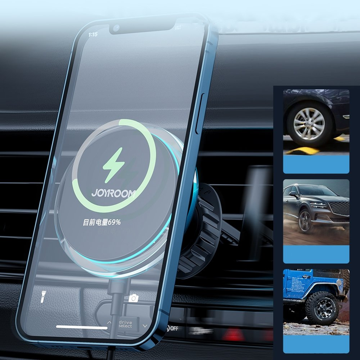 Auto hoidik Joyroom JR-ZS291 car holder with wireless charger | 15W | MagSafe