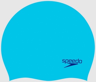 Шапочка для плавания Speedo Plain Moulded Jr, синий