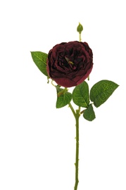 Искусственный цветок роза, красный, 750 мм