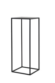 Gėlių stovas Garden Center BREST, 25 cm x 25 cm x 62 cm, metalas, juoda