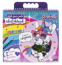 Krāsošanas komplekts Russell Sketchbook Style Your Pet N02592, daudzkrāsains