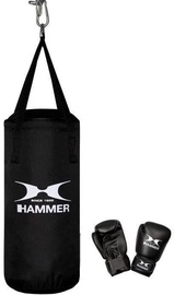 Boksa maiss Hammer FIT Boxing Set Junior, melna