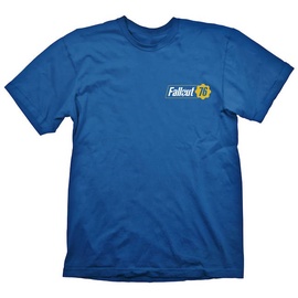 T-krekls Gaya Entertainment Fallout Vault 76, zila