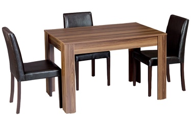 Pusdienu galds Kalune Design Single 120, valriekstu, 120 cm x 80 cm x 78 cm