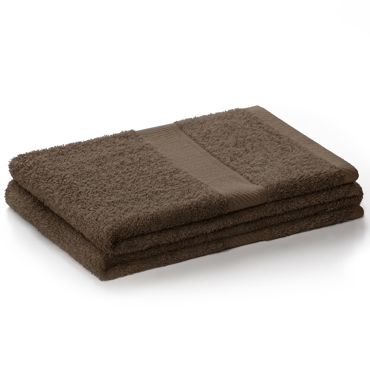 Полотенце для ванной DecoKing Bamby, коричневый, 140 x 70 cm