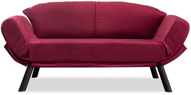 Dīvāns-gulta Artie Genzo, sarkana, 81 x 177 cm x 87 cm