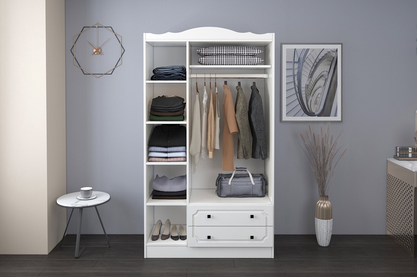 Комплект мебели для спальни Kalune Design Mihra 209, комнатные, белый