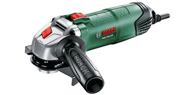 Электрическая углошлифовальная машина Bosch Green PWS 750-125 06033A240D, со щетками, 750 Вт