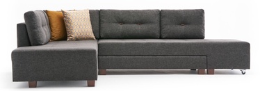 Угловой диван Hanah Home Manama, антрацитовый, левый, 206 x 280 см x 85 см