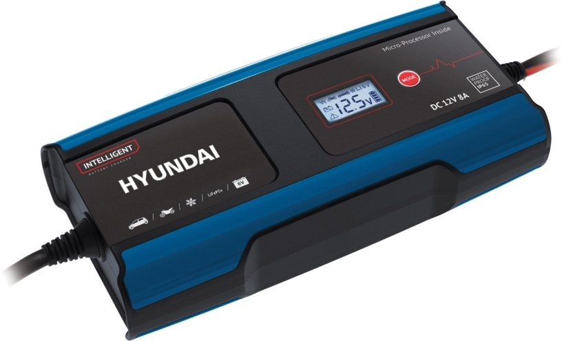 Akumuliatoriaus įkroviklis Hyundai HY 800, 12 V, 8 A