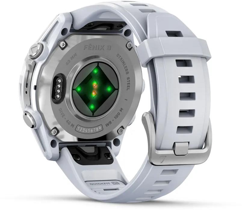 Nutikell Garmin Fenix 8 43mm AMOLED 010-02903-00, hõbe