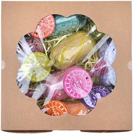 Носки Sukeno Socks GIft Box ABS-CA1, красный/желтый/oранжевый/розовый/фиолетовый/голубой, 36-45, 12 шт.