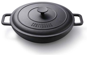 Panna Skottsberg Cast Iron Pan with Lid, 31.5 cm x 31.5 cm x 2.5 cm