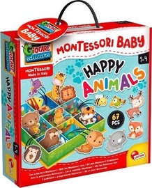 Развивающая игра Lisciani Montessori Baby Happy Animals 304-92727, многоцветный