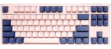 Klaviatūra Ducky One 3 TKL Fuji Cherry MX Blue EN, zila/rozā