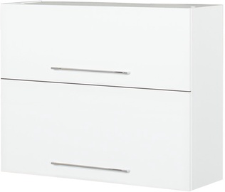 Верхний кухонный шкаф Bodzio Loara KL90GDPN-BI Glossy, белый, 310 мм x 900 мм x 720 мм