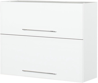 Ülemine köögikapp Bodzio Loara KL90GDPN-BI Glossy, valge, 310 mm x 900 mm x 720 mm