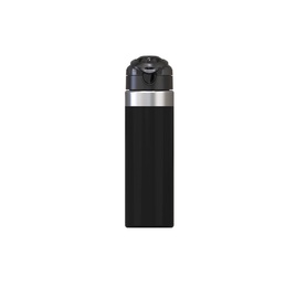 Бутылочка Okko Saga, черный, пластик/металл, 0.63 л