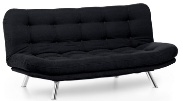 Dīvāngulta Hanah Home Misa 3-Seat, melna, 100 x 200 x 104 cm
