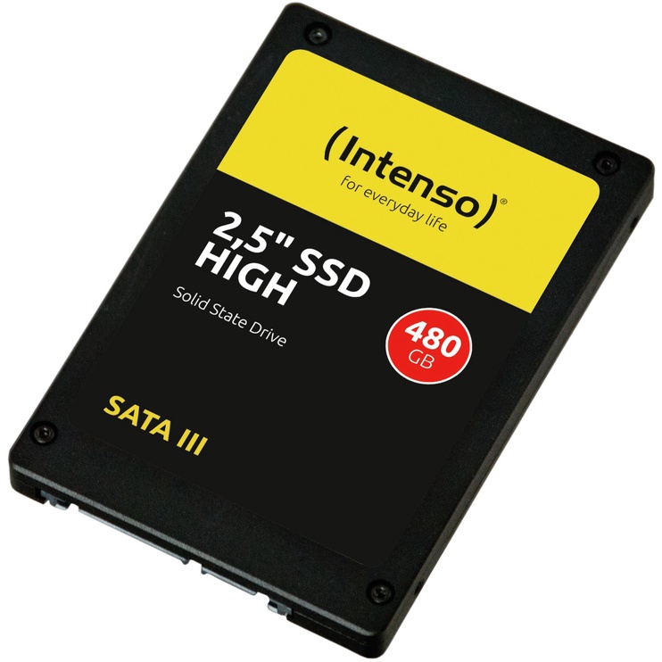 Kietasis diskas (SSD) Intenso High 3813450, 2.5", 480 GB