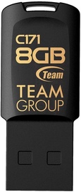 USB zibatmiņa Team Group C171, melna, 8 GB