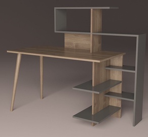 Galds Kalune Design Uzay, valriekstu/antracīta