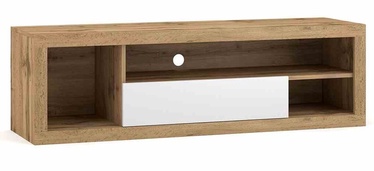 TV-laud Hakano Tribus, pruun/valge, 1400 mm x 400 mm x 420 mm