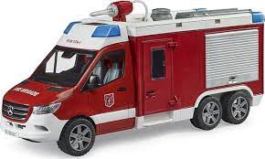 Игрушечная пожарная машина Bruder MB Sprinter Fire Engine 02680, красный