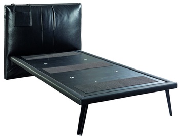 Детская кровать Kalune Design Dark Metal, черный, 220 x 115 см