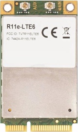 Modulis MikroTik R11e-LTE6 2G 3G 4G LTE miniPCIe, žalia