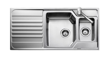 Köögivalamu Teka PREMIUM 1 1/2B 1D, roostevaba teras, 1000 mm x 500 mm x 200 mm