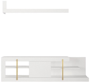 Sektsioonkapp Kalune Design Cascade 804TRH3080, valge, 180 cm x 29.6 cm x 48.4 cm