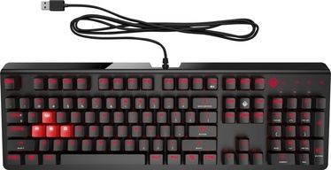 Клавиатура HP Omen Encoder Cherry MX EN, черный/красный