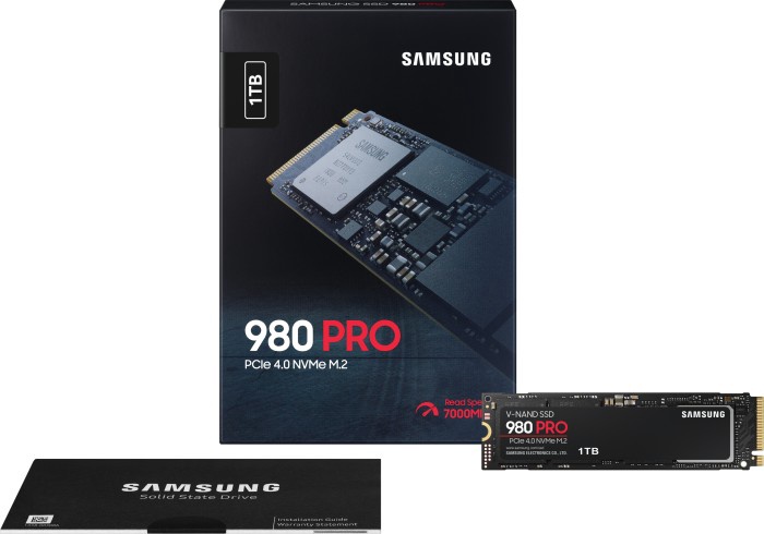 Жесткий диск (SSD) Samsung 980 PRO MZ-V8P1T0BW, M.2, 1 TB