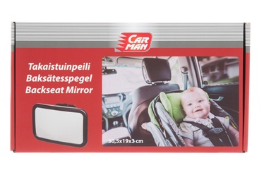 Automašīnas spogulis bērna novērošanai CarMan Baby Mirror, melna