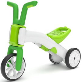Балансирующий велосипед Chillafish Bunzi, белый/зеленый, 6″