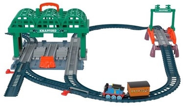 Transporta rotaļlietu komplekts Fisher Price Thomas & Friends Knapford Station HGX63, daudzkrāsaina