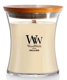 Svece, aromātiskā WoodWick Medium Hourglass Vanilla Bean, 55 - 65 h, 275 g