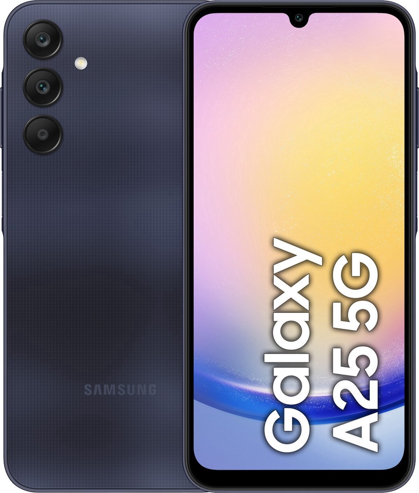 Mobiiltelefon Samsung Galaxy A25, 256 GB, must