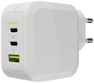 Зарядное устройство Green Cell CHARGC08W, USB/2 x USB-C, белый, 65 Вт