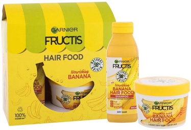 Juuksehooldustoodete komplekt Garnier Fructis Banana Hair Food, 740 ml