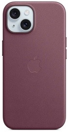 Чехол для телефона Apple FineWoven With MagSafe, iPhone 15, бордо