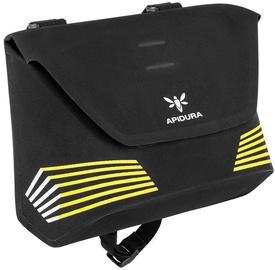 Velosipēda soma Apidura Racing Handelbar Pack, laminēts audums hexalon, melna/dzeltena