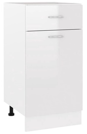 Нижний кухонный шкаф VLX Chipboard Chipboard, белый, 400 мм x 460 мм x 815 мм